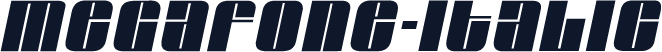 Megafone-Italic