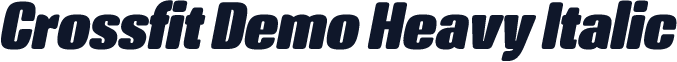 Crossfit Demo Heavy Italic