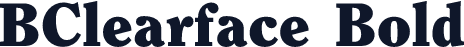 BClearface Bold