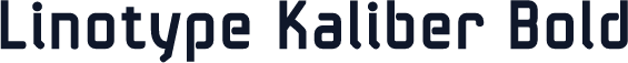 Linotype Kaliber Bold