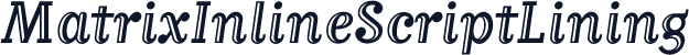 MatrixInlineScriptLining
