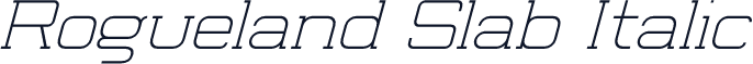 Rogueland Slab Italic