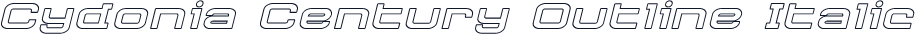 Cydonia Century Outline Italic