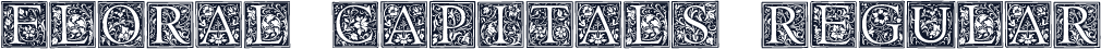 Floral Capitals Regular