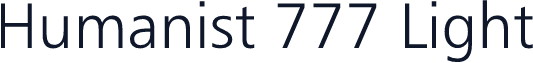 Humanist 777 Light