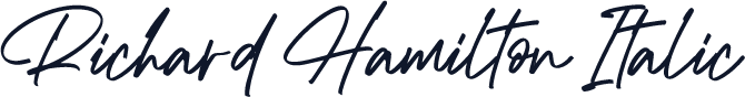 Richard Hamilton Italic