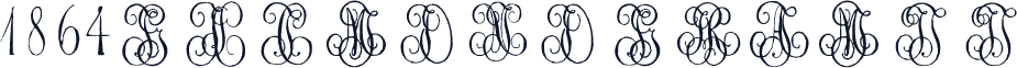 1864GLCMonogramIJ