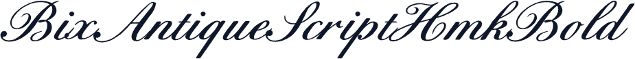 BixAntiqueScriptHmkBold