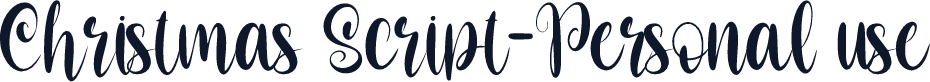 Christmas Script-Personal use