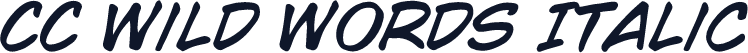 CC Wild Words Italic