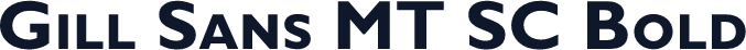 Gill Sans MT SC Bold