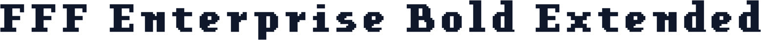 FFF Enterprise Bold Extended