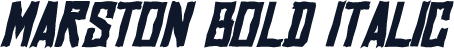 Marston Bold Italic
