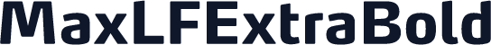 MaxLFExtraBold