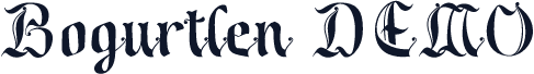 Bogurtlen DEMO