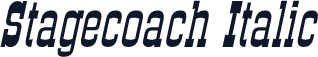 Stagecoach Italic