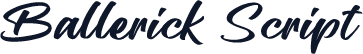 Ballerick Script