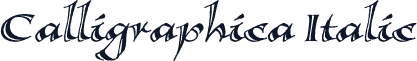 Calligraphica Italic