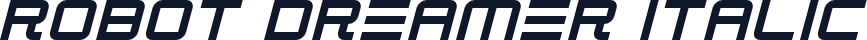 Robot Dreamer Italic