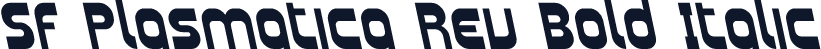 SF Plasmatica Rev Bold Italic