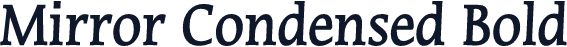 Mirror Condensed Bold