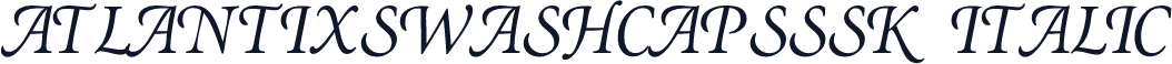AtlantixSwashCapsSSK Italic
