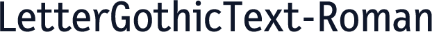 LetterGothicText-Roman