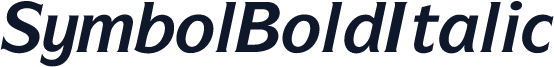 SymbolBoldItalic