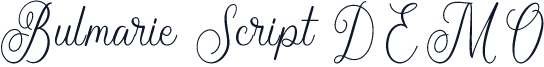 Bulmarie Script DEMO
