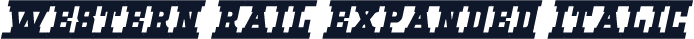 Western Rail Expanded Italic