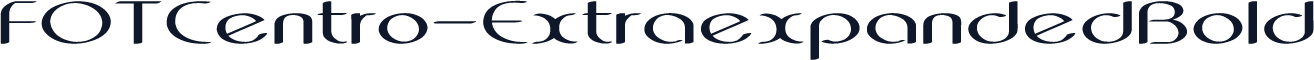 FOTCentro-ExtraexpandedBold