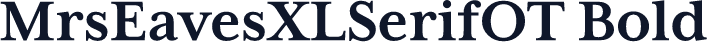 MrsEavesXLSerifOT Bold