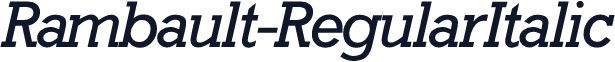 Rambault-RegularItalic
