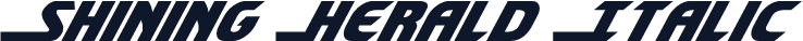 Shining Herald Italic