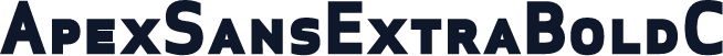 ApexSansExtraBoldC