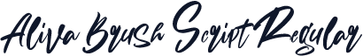 Aliva Brush Script Regular