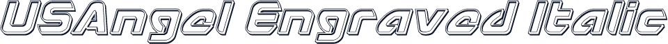 USAngel Engraved Italic