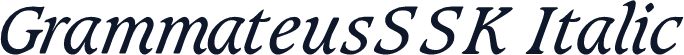 GrammateusSSK Italic