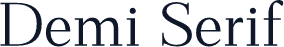 Demi Serif