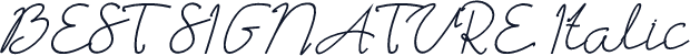 BEST SIGNATURE Italic