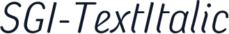 SGI-TextItalic