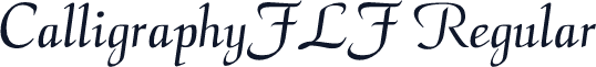 CalligraphyFLF Regular