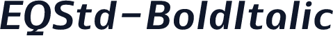 ☞EQStd-BoldItalic