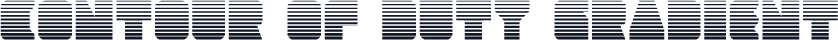 Contour of Duty Gradient