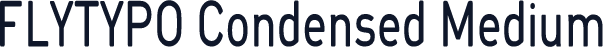 FLYTYPO Condensed Medium