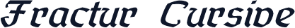 Fractur Cursive
