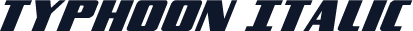 Typhoon Italic