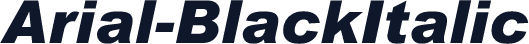 Arial-BlackItalic