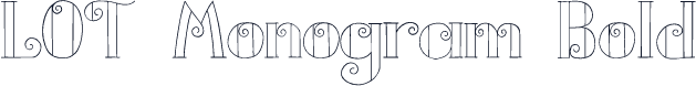 LOT Monogram Bold