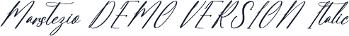 Marstezio DEMO VERSION Italic